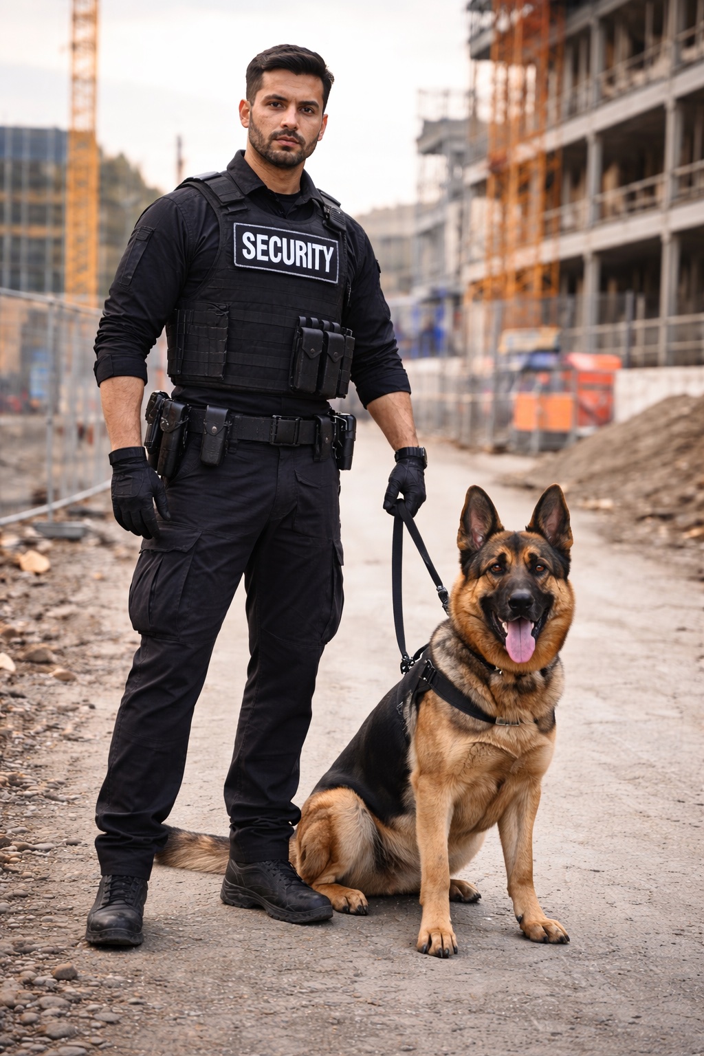 Construction Site Dog Security
